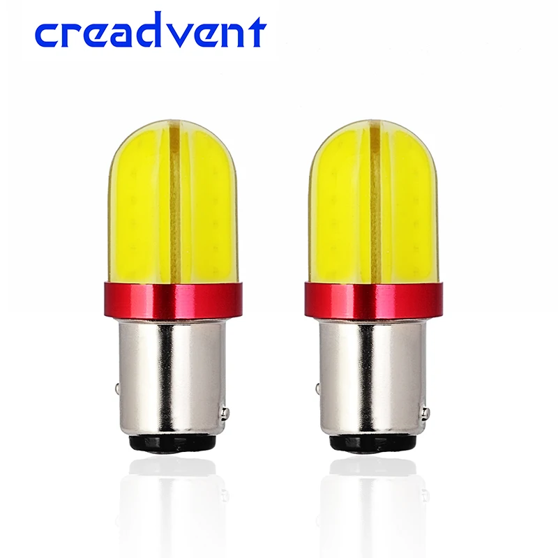 2pcs Super Bright 1500lm 1157 Bay15d Car Led Brake Light Bulb 8 Cob 10w