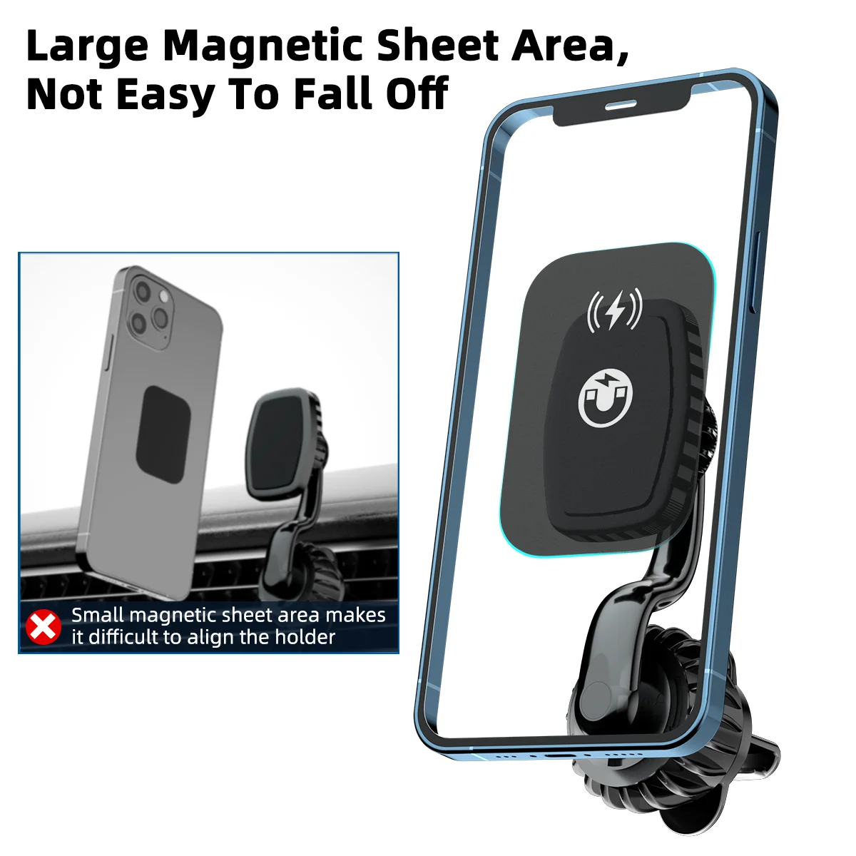 iphone charging pad Strong Magnatic Plate for Wireless Charger Car Mount Holder Wireless Sheet for iPhone Max XS XR X 8 Plus for QI Wireless Charge apple charging station