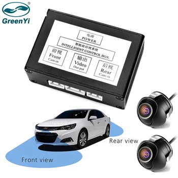 

GreenYi Universal 360 Degree Car Parking Camera Video Channel Converter Auto Switch Front /View Side/Rearview Rear View Camera