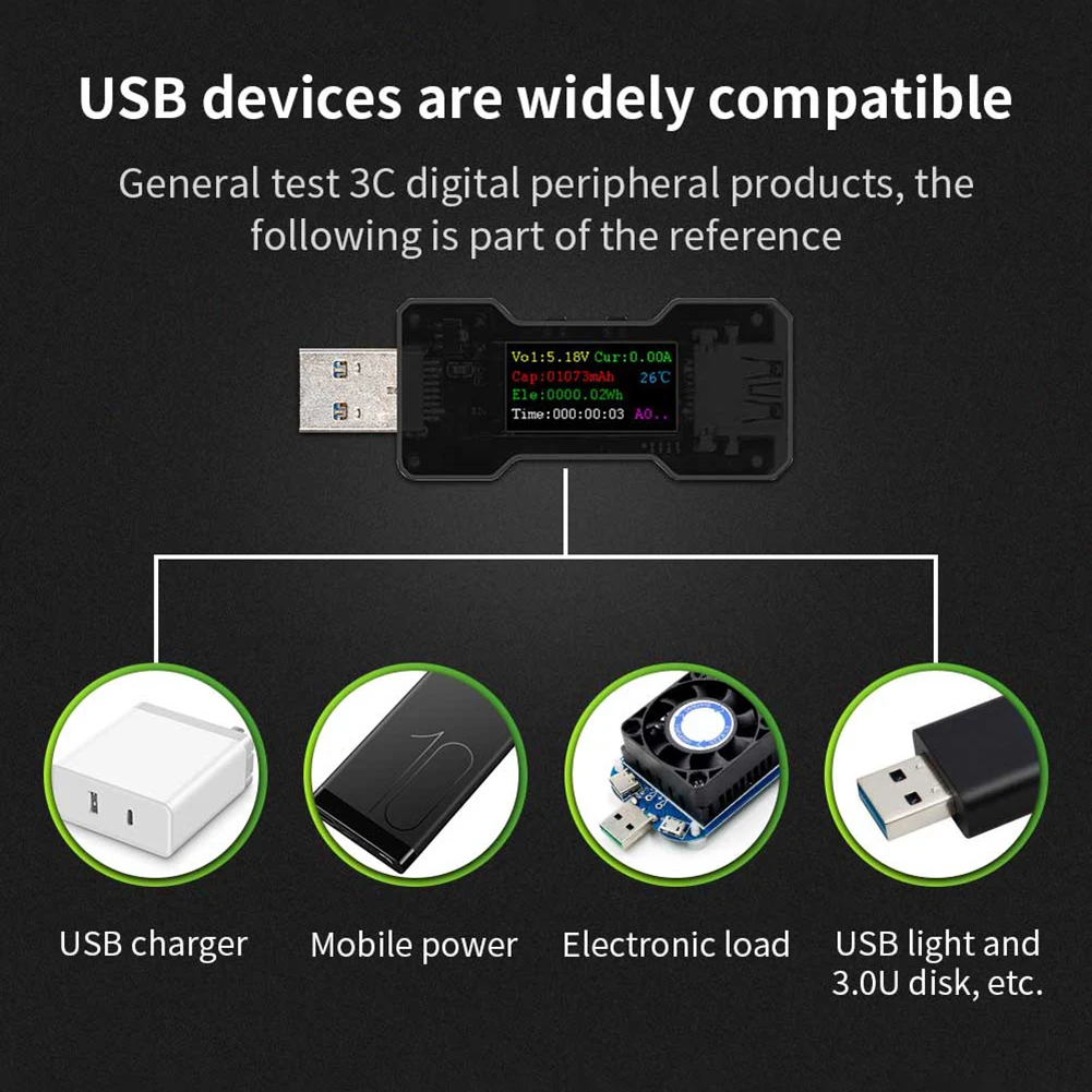 Многофункциональный USB Тестер Цифровой вольтметр постоянного тока измеритель напряжения Ампер Вольты ампреметр детектор Банк питания зарядное устройство индикатор