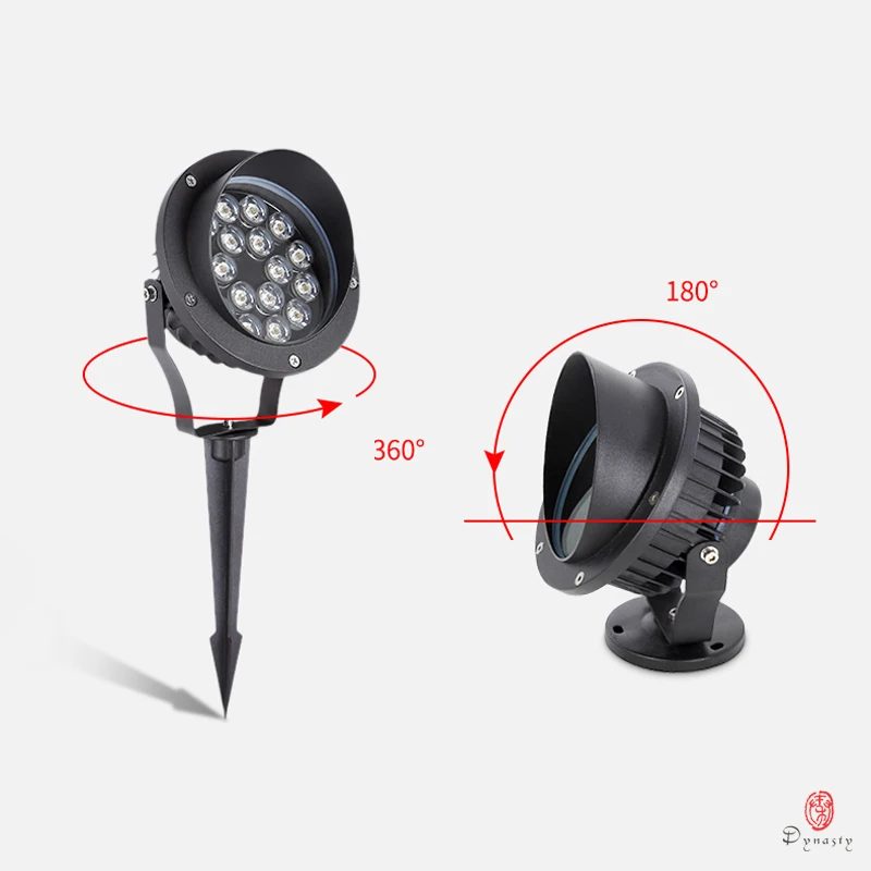 LED Outdoor Spotlight 12V/24V/220V Floodlight Garden Landscape Wall Wash Lighting IP68 Rates Tree Grasses Backyard Lawn Lamp