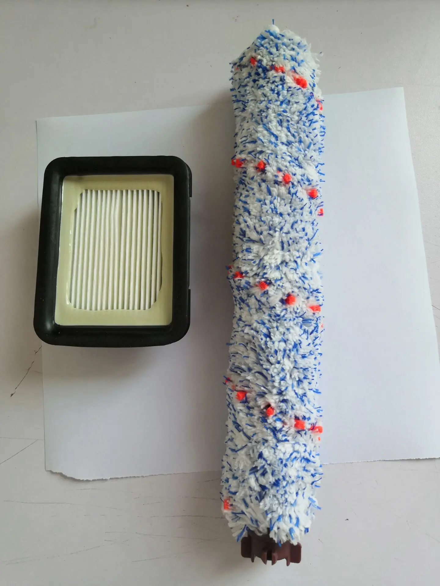 Cena 2 sztuk zestaw Brush Roll i filtr do Bissell Crosswave1785, 1785G, 1785 V, 1785W części do czyszczenia próżniowego wielu szczotka powierzchniowa rolki i filtry