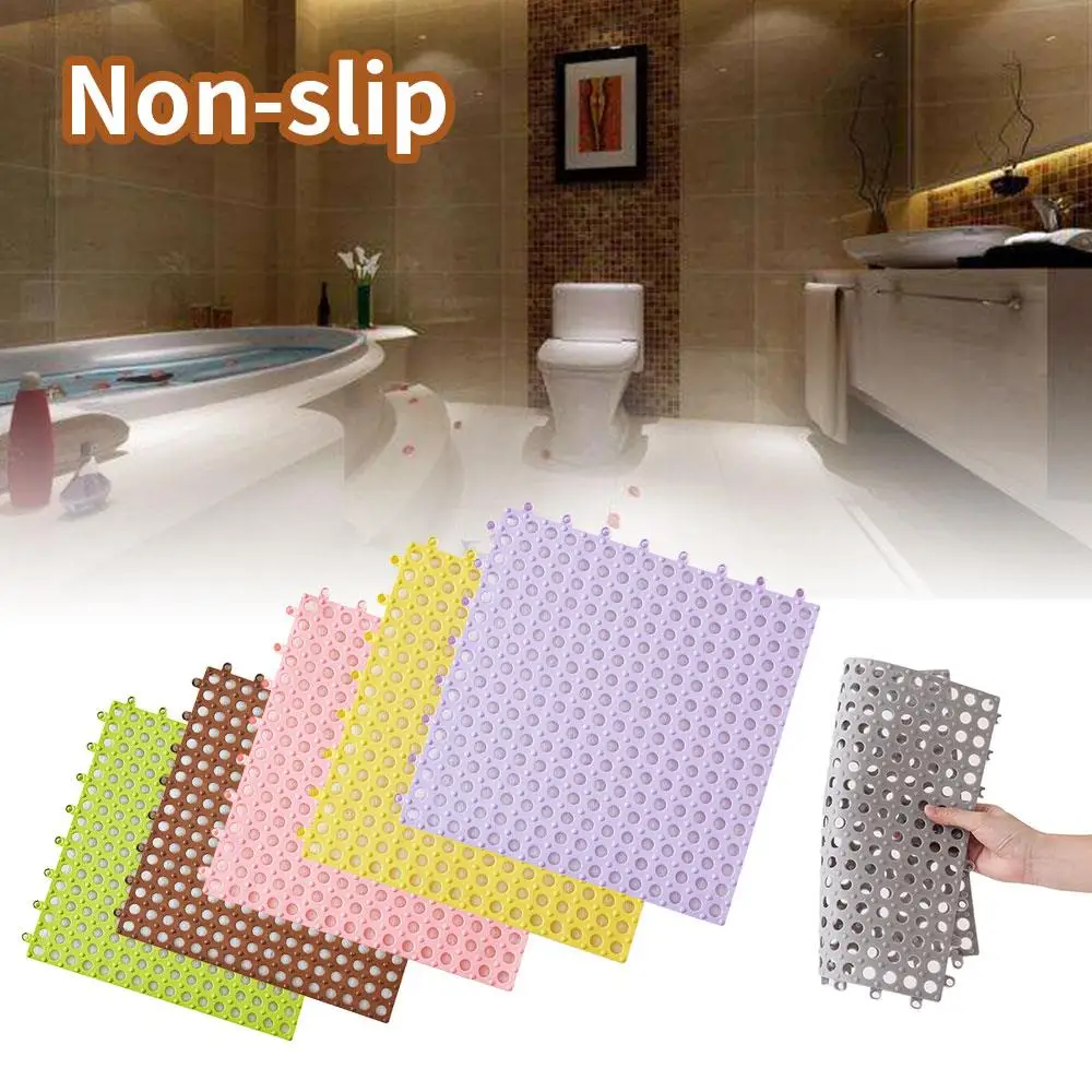 Красочные Анти бактерии водонепроницаемый ковер для ванной комнаты простой