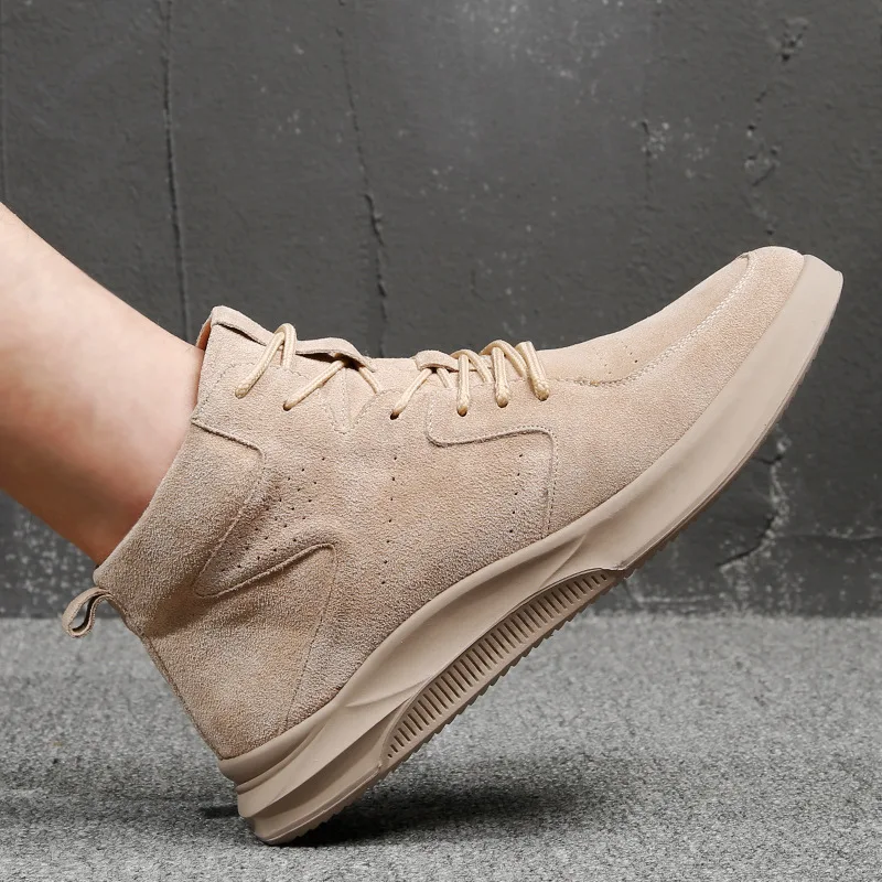 

2019 MEN'S SHOES Genuine Leather Martin Boots Men's First Layer of Leather Men's Leather Boot Versatile Trendy Shoes