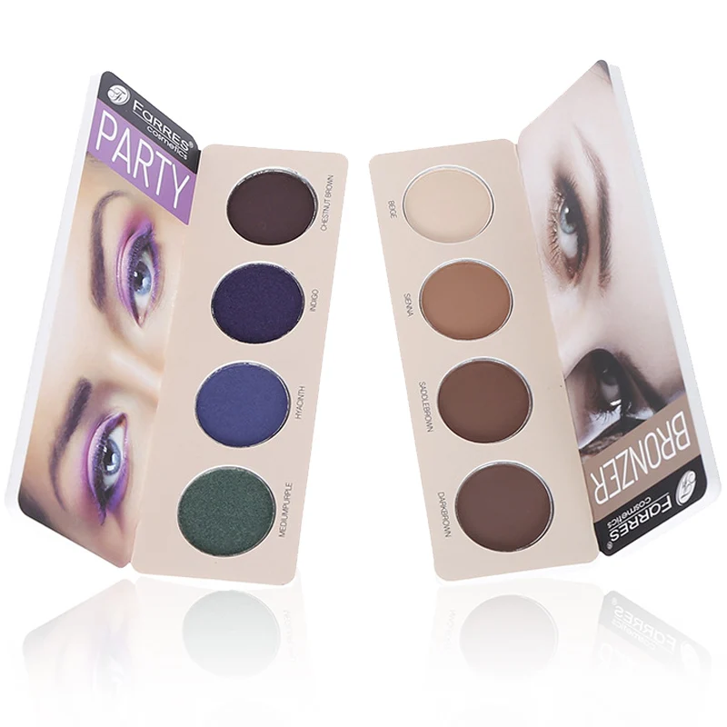 Палитра теней для век 4 цвета красочный водостойкий консилер макияж тени с