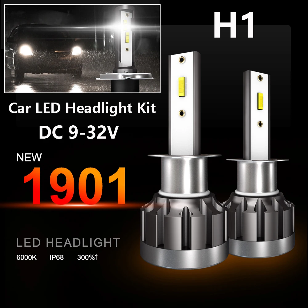 Авто H1 CSP светодиодный головной светильник Светильник Лампа 6000K белый 40W Водонепроницаемый 9-32V