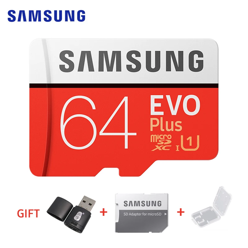 SAMSUNG карта памяти EVO PLUS 256 ГБ 128 скорость чтения 100 | Компьютеры и офис