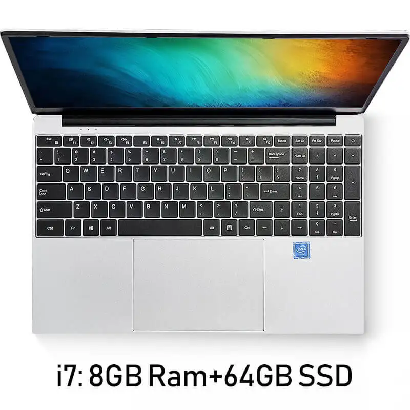 i7 Intel Core i7 Тетрадь компьютер 15,6 inch 8 Гб Оперативная память 256 ГБ/512 ГБ/1 ТБ SSD J3160 4 ядра ноутбуки с FHD Дисплей ультрабук - Цвет: i7