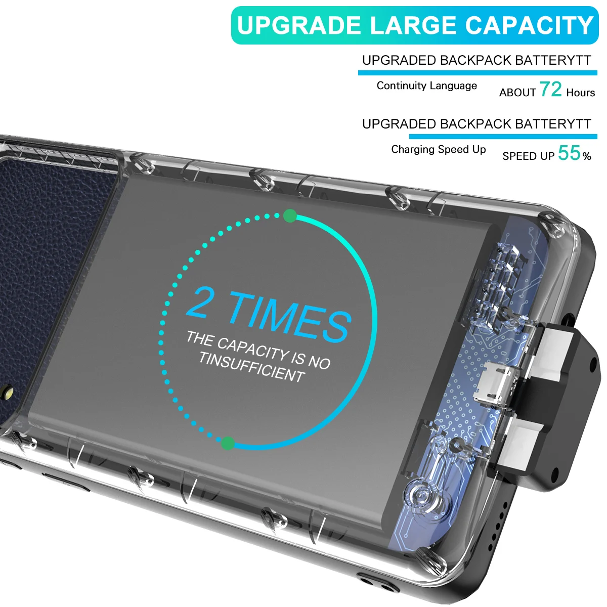 Для OnePlus 7T 7T Pro Чехол для зарядного устройства съемный 7000 мАч Магнитный внешний резервный чехол для One Plus 7T чехол