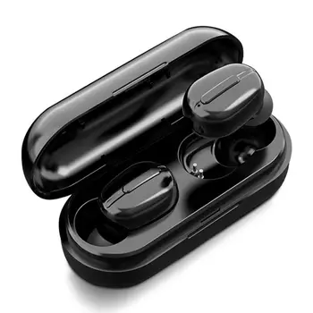 

Invisible Earphones Mini Stereo Earset with Charging Box TWS Bass Wireless Bluetooth Headphone Sport