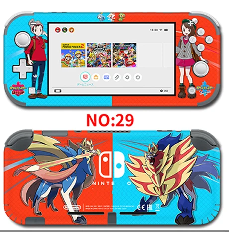 29Sticker Switch lite аксессуары виниловая наклейка защитная пленка наклейка виниловая наклейка для nintendo switch lite консоль - Цвет: 29Sticker