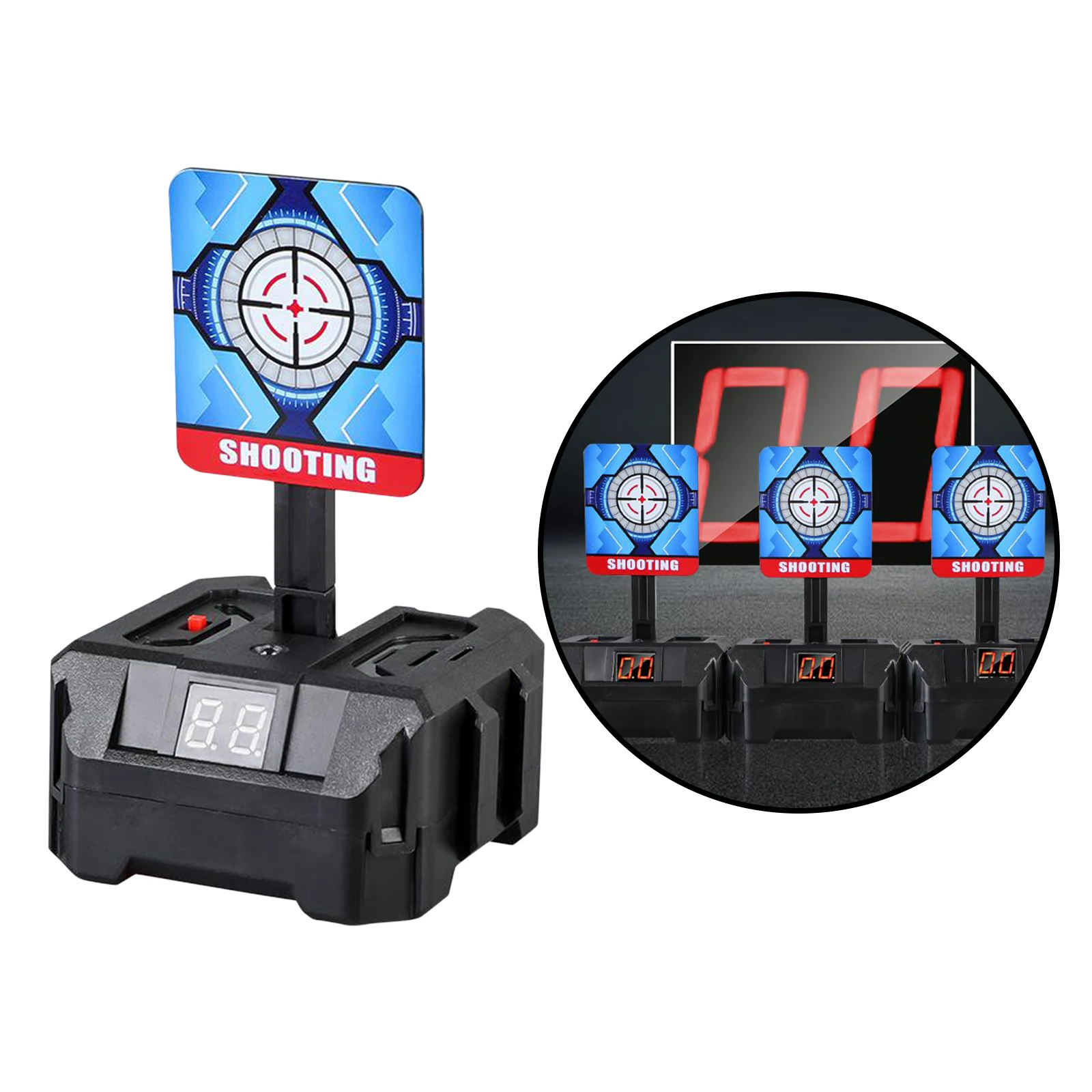 Auto Electronic Digital Target with Light Sound Effect  Gadgets Indoor Games