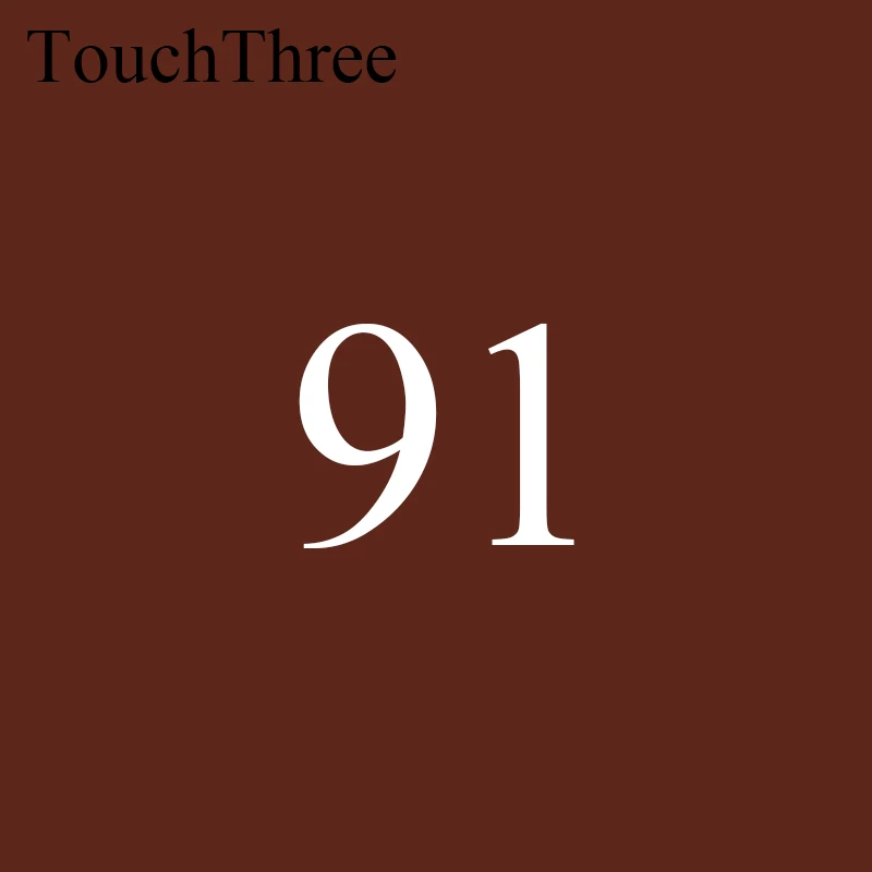 91 Touchthree на выбор, Цветной Художественный маркер на спиртовой основе, двойная головка, маркерная кисть для рисования, ручка для художника, школьные товары для рукоделия - Цвет: 91