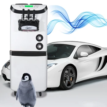 

New Fruit Yogurt Ice Cream Machine Three Taste Soft Ice Cream Maker Seven Days No-Clean Ice Cream Machine