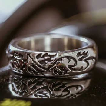 

925 Vintage Thai Silver Ring for Man and Women Gift Silver Jewelry Wholesale