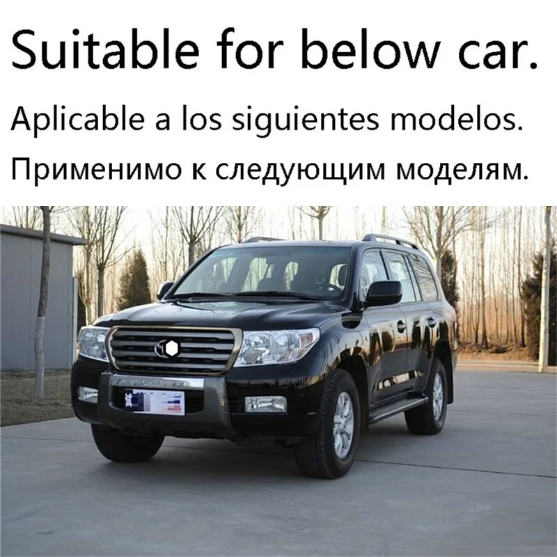 Автомобильный Кондиционер на выходе, модифицированный хром, автомобильный Стайлинг, защита 08 09 10 11 12 13 14 15 для Toyota Land Cruiser