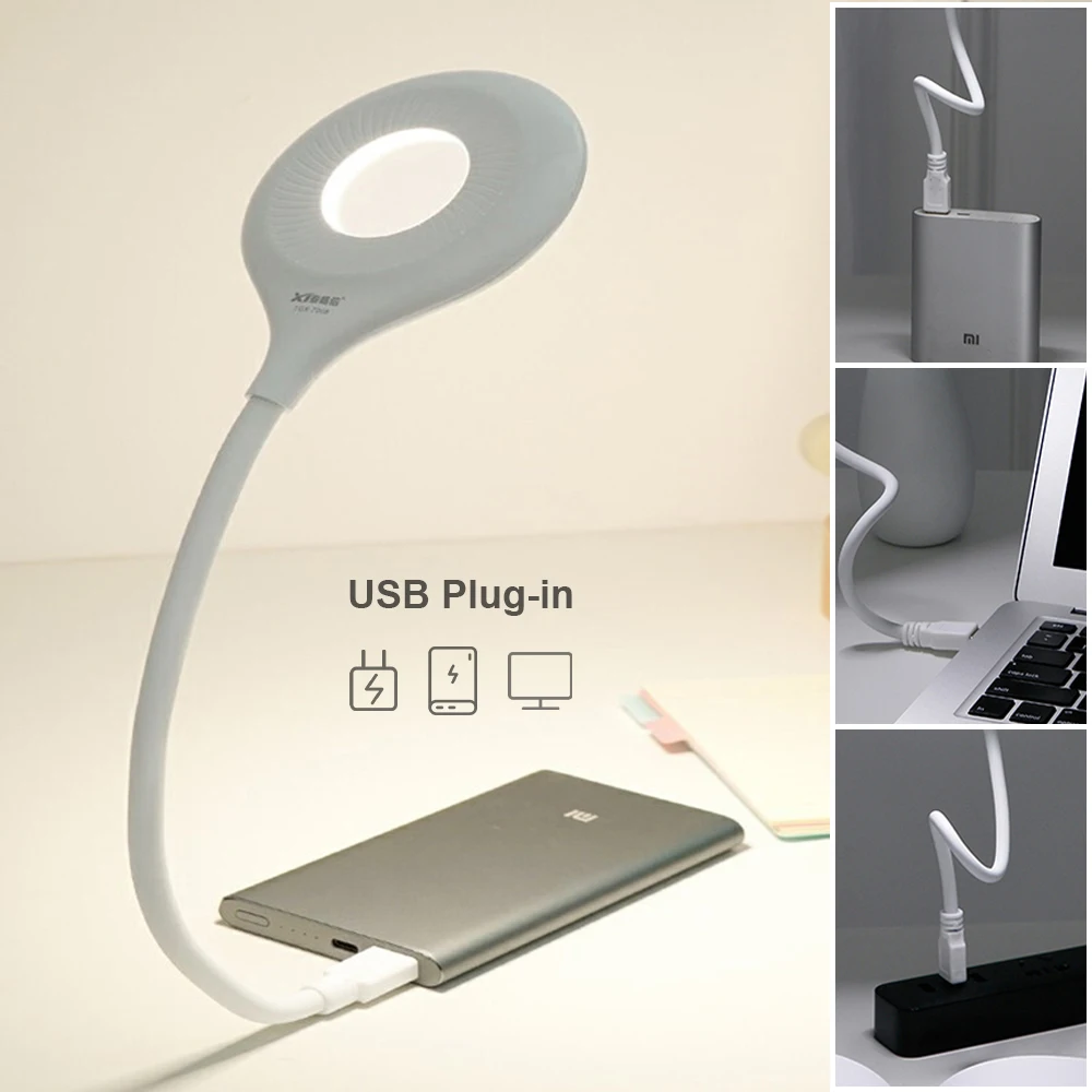 Portable USB Flexo Led Desk Lamp DC5V Study Reading Book Lights for Computer PC Laptop Ring Eye Care Led Light Table Lamps Portable USB Flexo Led Desk Lamp DC5V Study Reading Book Lights for Computer PC Laptop Ring Eye Care Led Light Table Lamps