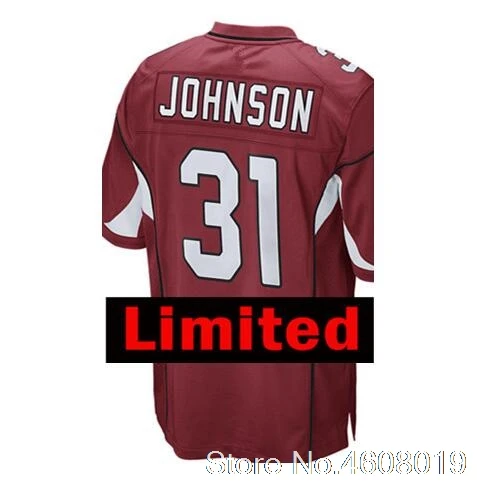 11 fitzgerard Arizona 31 Давид Джонсон Джерси 21 Патрик Питерсон 32 Tyrann Mathieu майки Прошитые Логотипы - Цвет: Limited jersey