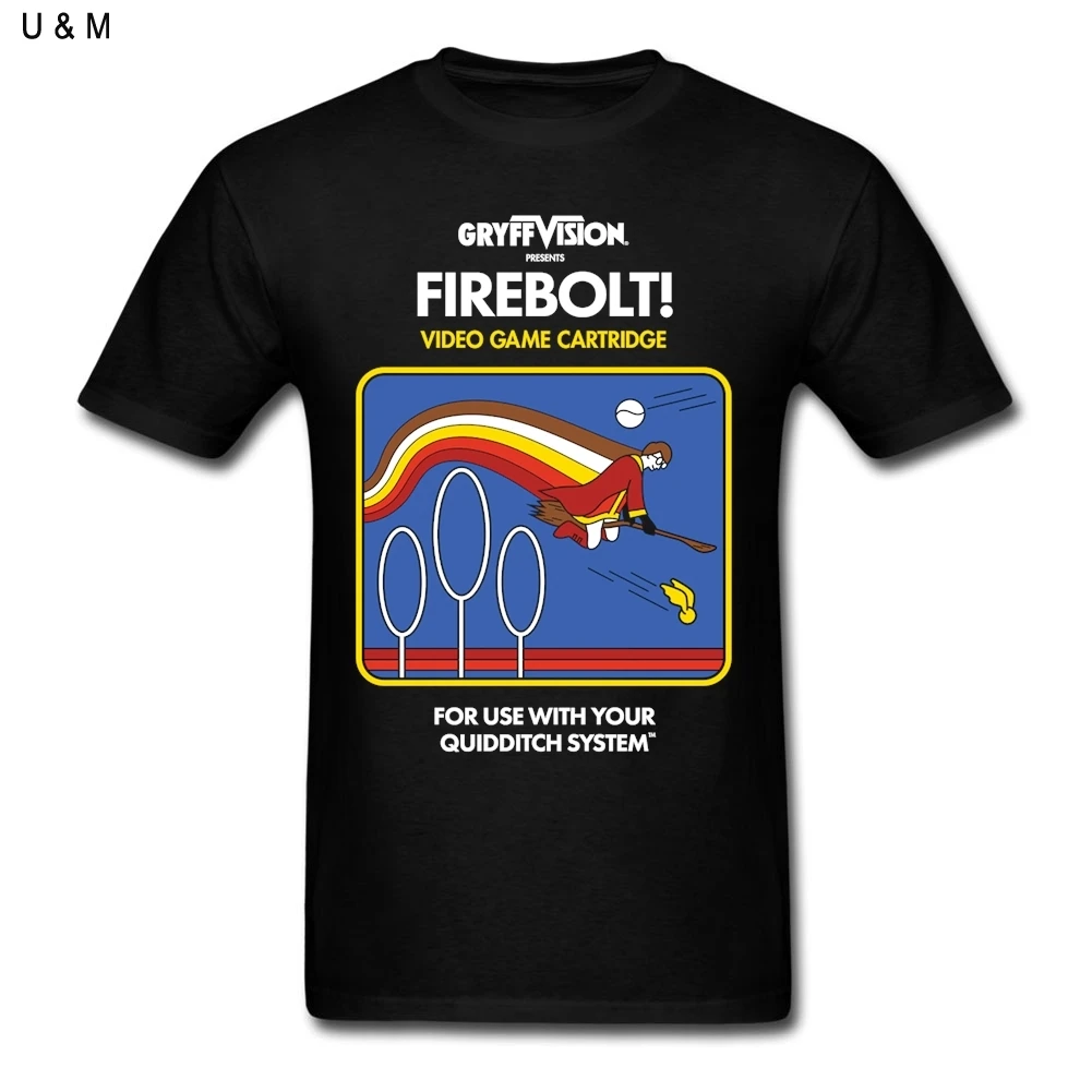 Футболка Firebolt-игровой Картридж для мальчика с коротким рукавом круглый вырез Эко