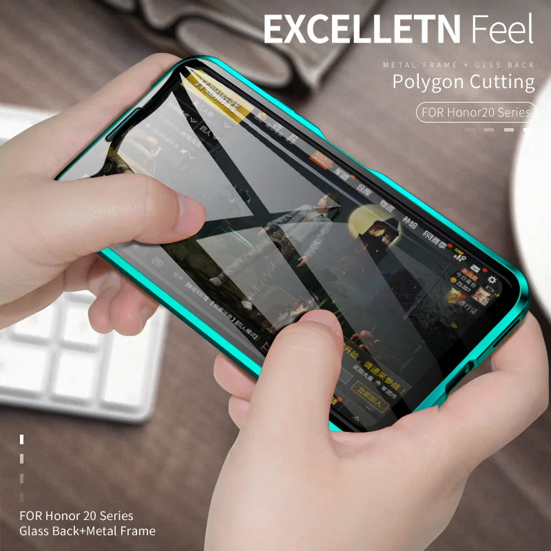 Роскошный защитный Магнитный чехол на весь корпус для huawei p30 p20 lite pro 360, задняя крышка из закаленного стекла для Honor v30 v20 9x 8x pro, чехол