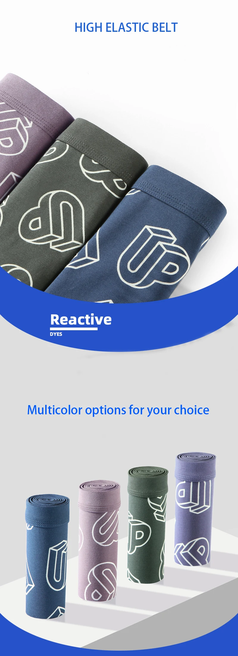 3pcs/lot Men's Boxers Underwear High Quality Modal Fabric Sexy Comfortable Breathe Panties Athletic Briefs Large size Wholesale