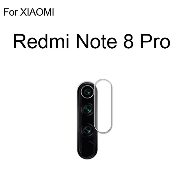 2 предмета в комплекте, для Xiaomi Redmi Примечание 8 Pro Камера защитное устройство для объектива защитная пленка, стекло задней Камера Len пленка для Xiaomi Redmi Примечание 8 Pro - Цвет: For Redmi Note 8 Pro