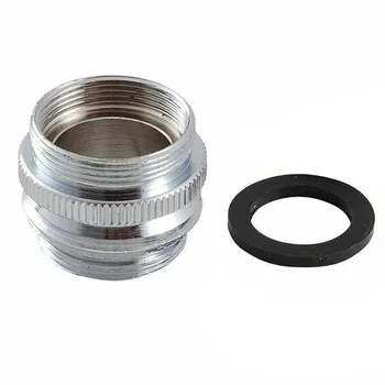 

Hose Faucet Adapter Washer Connector Double Thread Chrome Plated Brass