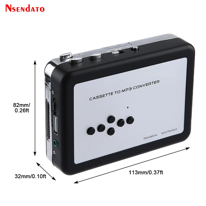 Ezcap231 USB Cassette Tape Music Audio Player to MP3 Converter cassette player music digitizer player USB Cassette Player Capture Recorder to Flash Drive No PC