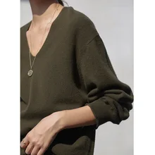 ##Special Price 100% Wool Warm V-Neck Womens New Arrival Sweaters Jersey De Mujer Invierno Solid Casual Womens Sweater Ladies Winter Knitted ##Special Price 100% Wool Warm V-Neck Womens New Arrival Sweaters Jersey De Mujer Invierno Solid Casual Womens Sweater Ladies Winter Knitted