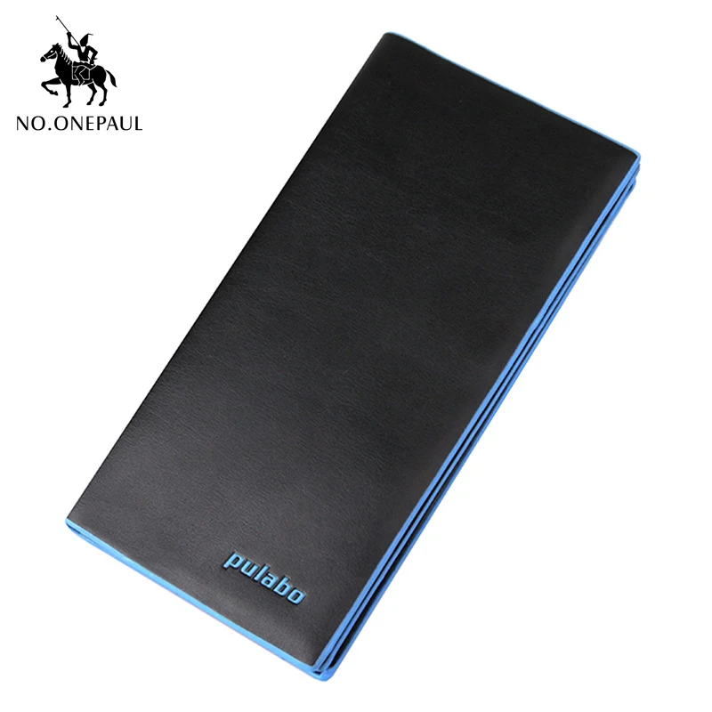 

NO.ONEPAUL 2020 New Men's long wallet Korean youth Fashion multifunctional wallet multi-card wallet