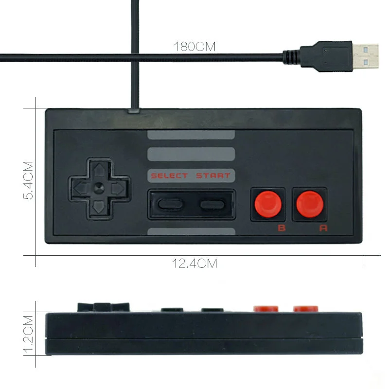 Ретро Проводной Классический usb-геймпад игровой геймерский Джойстик контроллер Joypad для Windows PC для Mac планшет игровой USB контроллер
