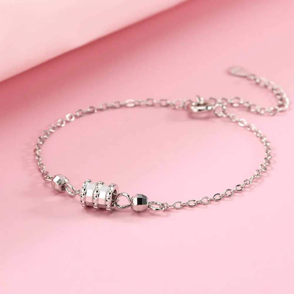 Business Women Quartz Watch Noble Brown Leather Strap Watch Silver Bracelet Ladies Christmas Gifts Set with Box for Mother