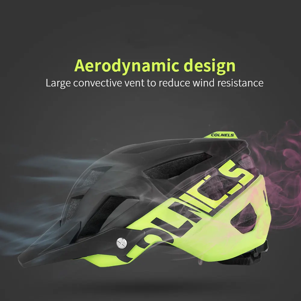 COLNELS Adult MTB Helmet Men Women Bicycle Cycling Helmet Bike In-mold Breathable Adjustable Helmet Outdoor Sport Casco Ciclismo