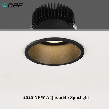 [DBF]No Flickering Angle Adjustable LED Ceiling Recessed Downlight 1