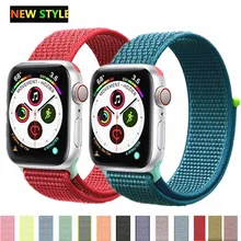 Strap For Apple Watch band sport loop apple watch 4 3 band 42mm 44mm iwatch 38mm 40mm correa Nylon bracelet pulseira nato strap