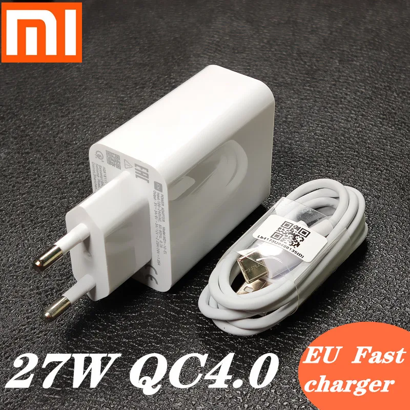 Зарядное устройство Xiao mi 27 Вт Оригинальное быстрое зарядное устройство mi EU QC 4,0 турбо адаптер type C для mi 9 pro se 9t CC9 redmi note 7 8 pro K20 pad 4 Зарядное устройство Xiao mi 27 Вт Оригинальное быстрое зарядное устройство mi EU QC 4,0 турбо адаптер type C для mi 9 pro se 9t CC9 redmi note 7 8 pro K20 pad 4