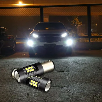 

Lamp LED Light Set Parts Car Auto 2Pcs P21W 1157 BAY15D 6000K 1000-1200LM