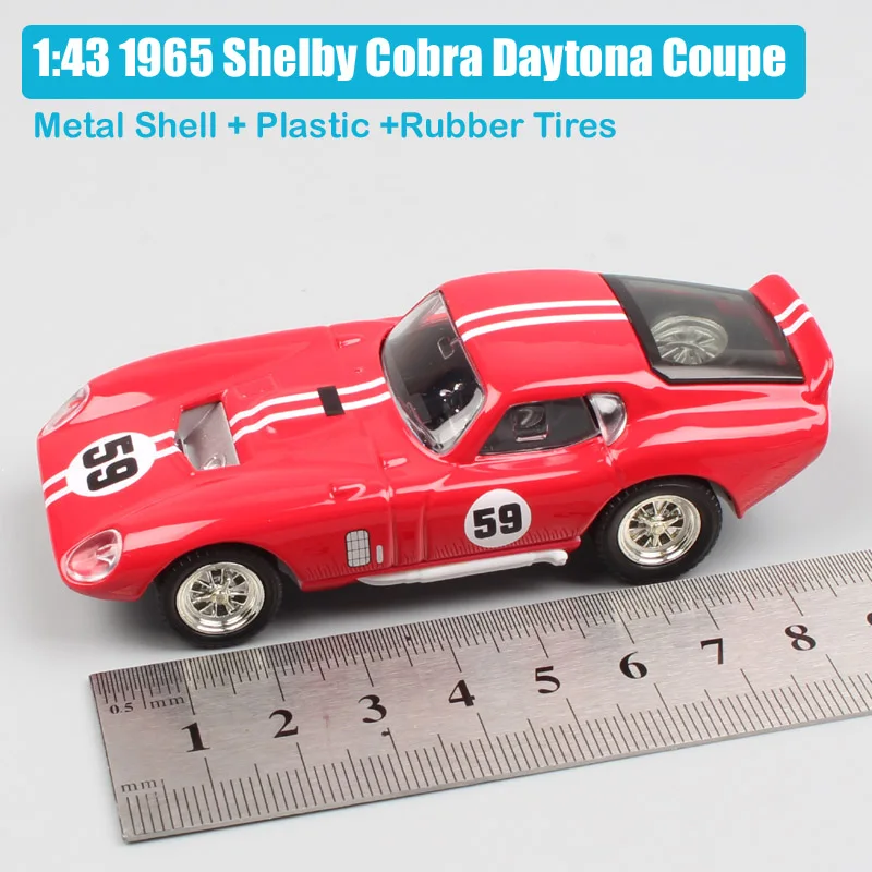 1:43 весы 1965 AC Shelby Cobra Daytona Coupe GT 24 Hours of Le Mans No#11 Jack Sears racer car No#59 Peter diecast Модели Игрушек