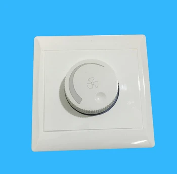 

220V 10A Adjustment Ceiling Fan Speed Control Switch Wall Button Dimmer Switch 'lirunzu