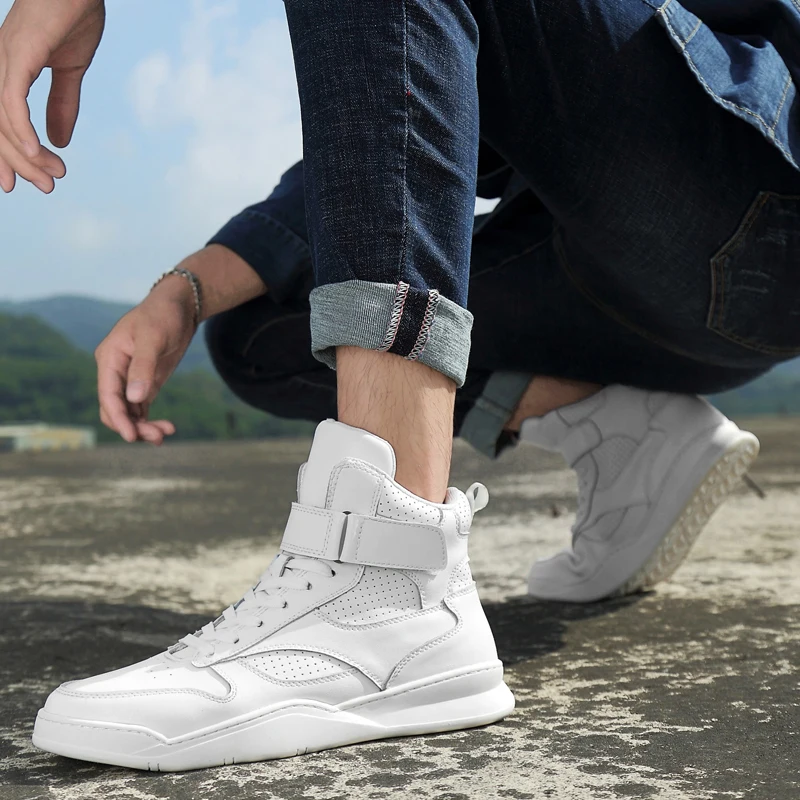 Модные ботинки из натуральной кожи мужские рабочие спортивные туфли Zapatos De Mujer Zapatos ботильоны на шнуровке армейские ботинки Большие размеры 37-46