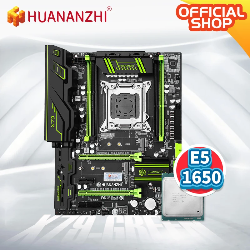 HUANANZHI X79 зеленая 2.49V3.1 материнская плата с Intel XEON E5 1650 может использовать память DDR3