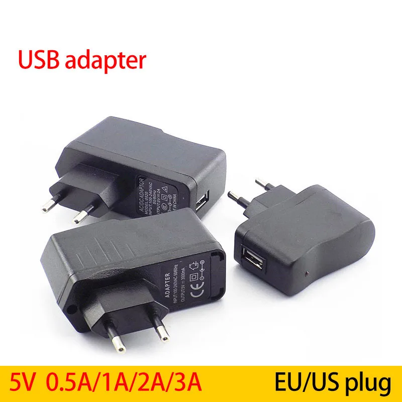 5V 1A 2A 3A 3000ma Micro Зарядка через USB Мощность адаптер питания Подключите мобильный