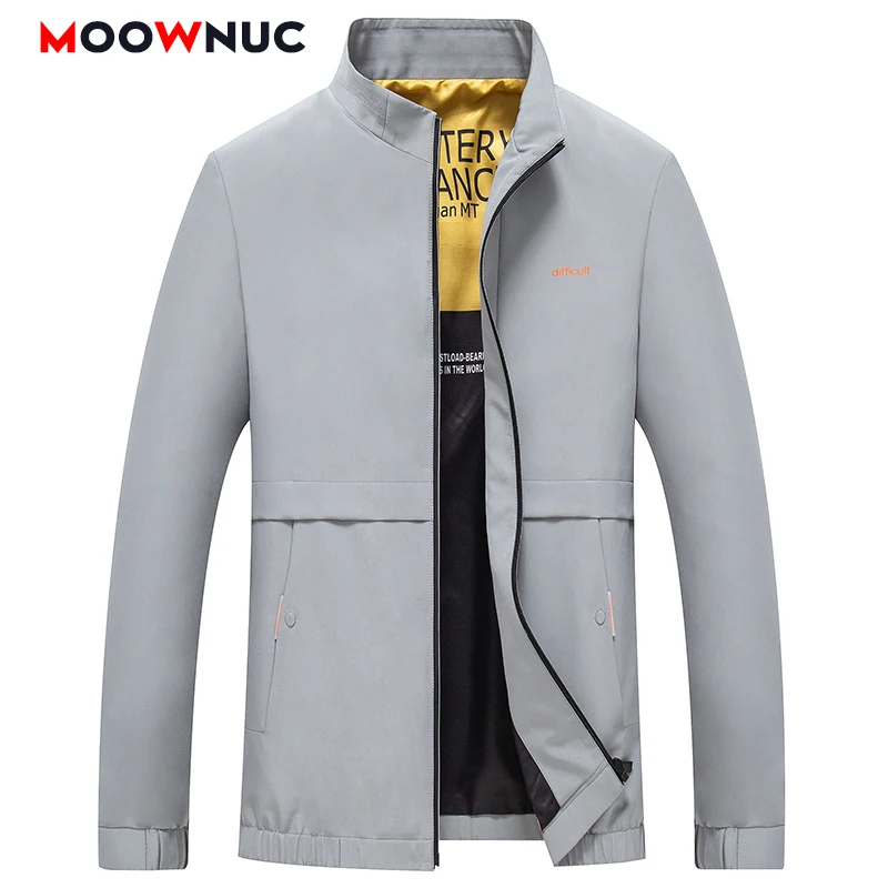 

Blazer Jacket 2020 Windbreaker Blouse Mlb Fashion New Spring Coats Coverall Casual Male Hombre MOOWNUC Brand Men Smart Slim Fit