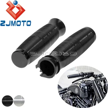 

Universal Motorcycle Alumionum 1" Handlebar Grip Grips For Harley Honda Yamaha Suzuki Cafe Racer Bobber Chopper Custom