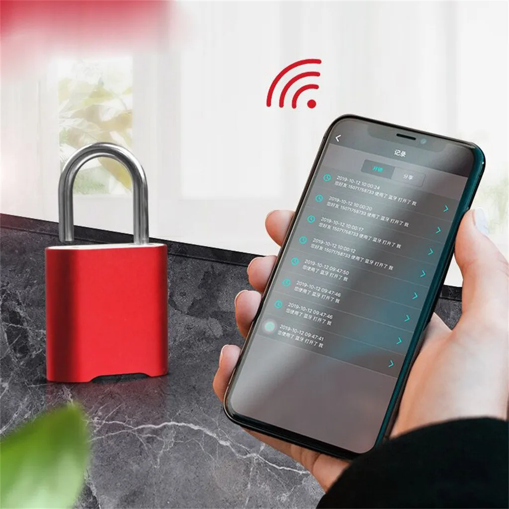 Водонепроницаемый замок с отпечатком пальца, Смарт-приложение, Bluetooth, замок для двери, без ключа, портативный, IP65, водонепроницаемый, прочная структура, палец, ключ