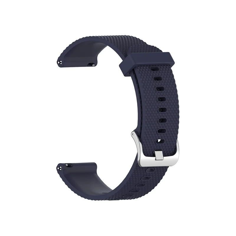 22 мм 20 мм спортивный силиконовый ремешок на запястье ремешок для Garmin Vivoactive 4 3 Smart Watch Band съемные ремни для Vivoactive 3 4 аксессуара - Цвет: Blue