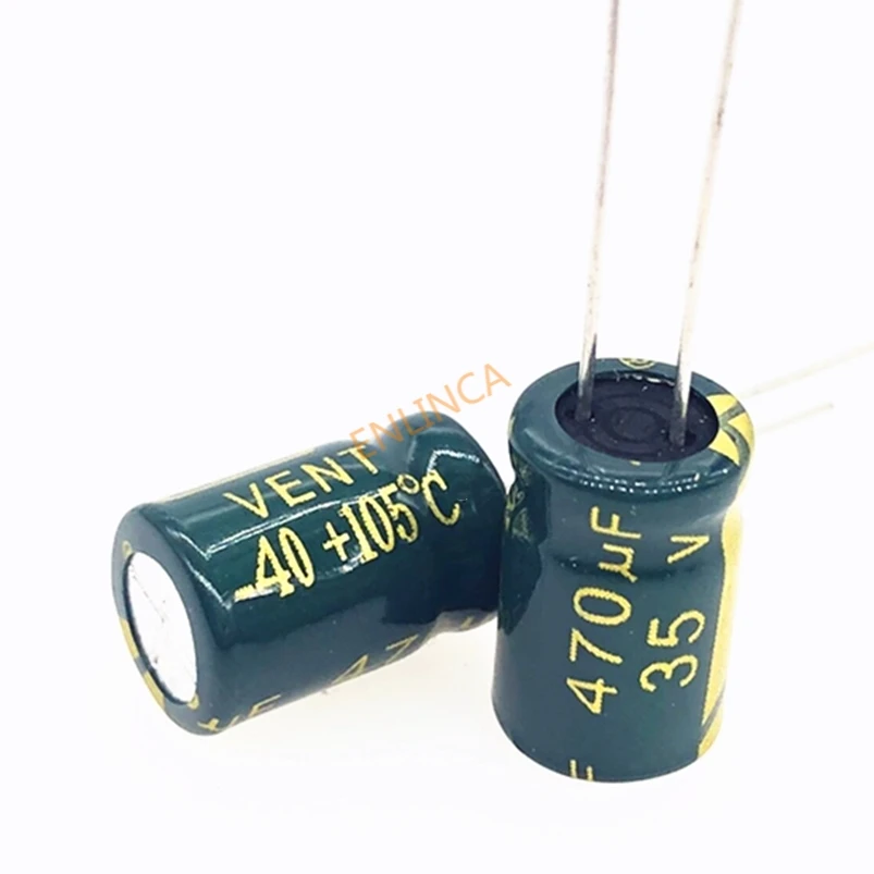 Electrolytic Capacitor Aluminum Capacitor Aluminum Electrolytic Capacitor 20pcs 35V 470UF 8*12MM high frequency low impedance