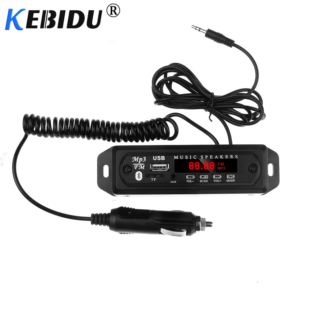 Kebidu беспроводной MP3 декодирования модуль автомобиля Bluetooth TF карта слот USB MP3 плеер/USB/FM/пульт с декодером Доска модуль