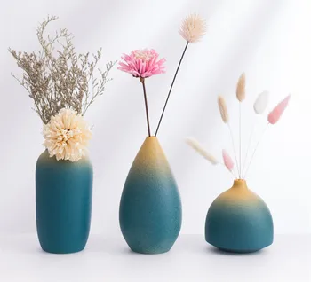 

Jia-gui luo Pastoral Ceramic vases home decoration accessories modern wedding vase heart ceramic decor A042
