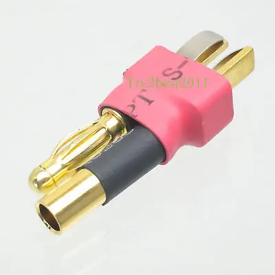 

DHL/EMS 50 Sets 4mm Corally Bullet HXT Adaptor to Deans Male Connector Converter Connectors -C1